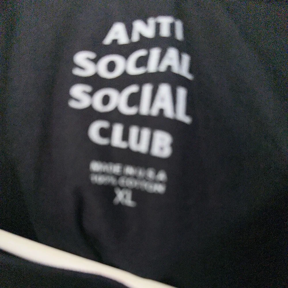 Men’s Anti Social Social Club X Fragment T-shirt Size XL - Picture 3 of 3